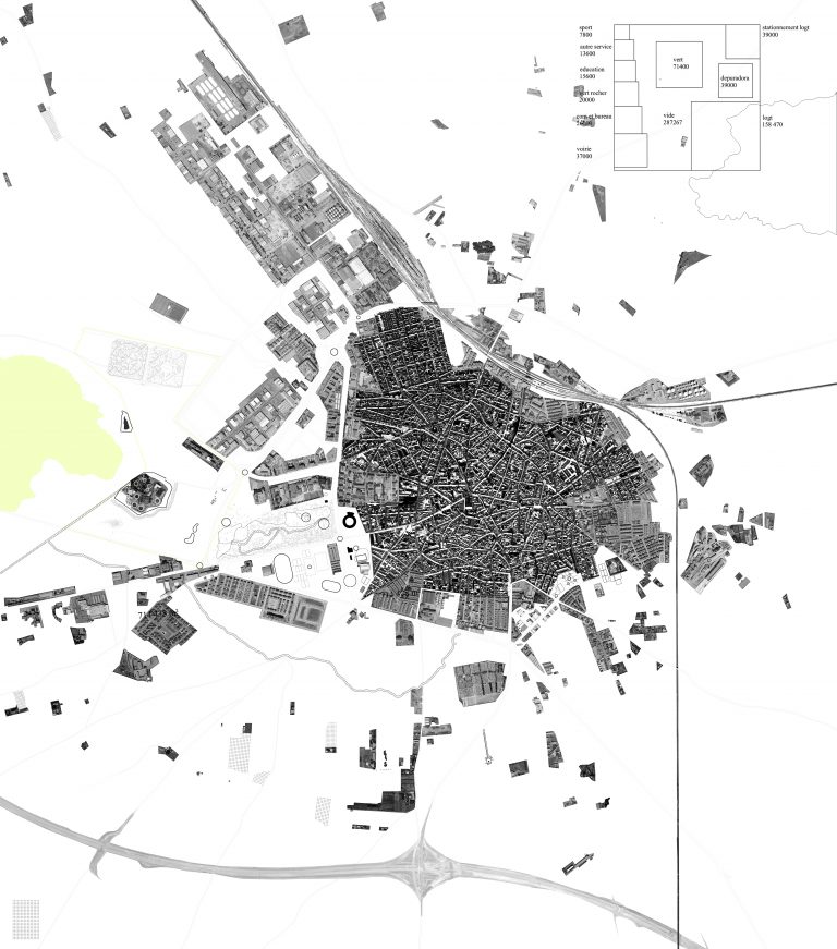 037 Fable géographique - Urbanité européenne et projets stratégiques, création de 1 300 logements, 75 000 m2 d’activités - Plan 1
