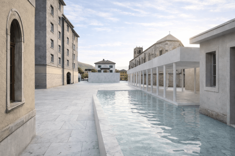 078 Blanche - Création d’un espace public en cœur de ville  - Photo 2