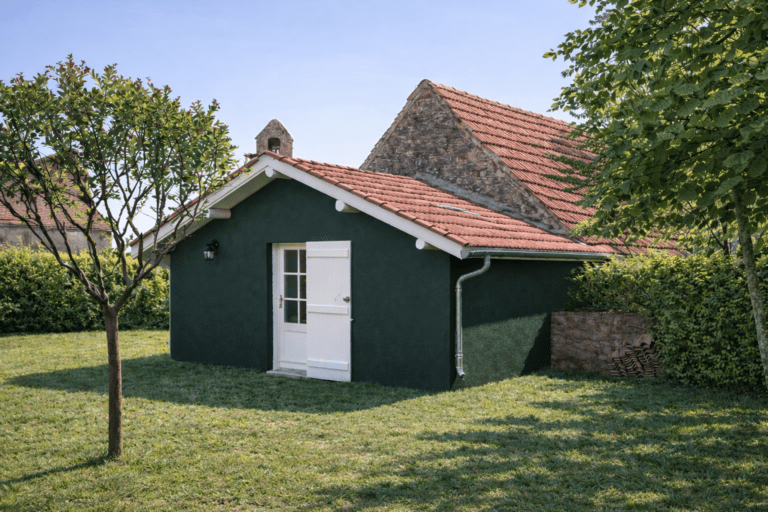 085 Chambre verte - Aménagement d’une réserve en chambre d’amis - Photo 2