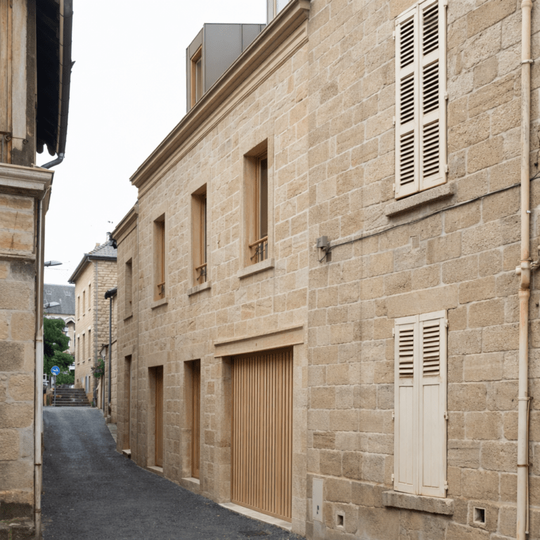 103 Maison Beige - Transformation d’un ancien laboratoire de boucherie en 2 logements  - Photo 1